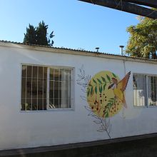 Mural en cuarentena. Arte urbana e Ilustração tradicional projeto de Ro Manzano - 18.05.2020