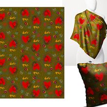 Mi Proyecto del curso: Diseño y composición de patterns textiles . Un projet de Design  de calaca13 - 23.05.2020