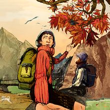 Excursion. Traditional illustration project by Marina COCHET - 05.18.2020