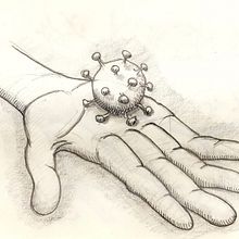 Ilustraciones sobre Coronavirus. Un proyecto de Dibujo a lápiz, Ilustración tradicional y Sketchbook de Cristián Werb - 18.05.2020