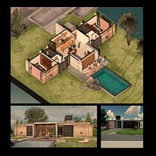 Axonométric Point of View APV. Architecture, Traditional illustration, Architectural Illustration, and 3D Modeling project by Salva Robles - 05.18.2020