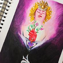Mi Proyecto del curso: Retrato creativo en claroscuro con lápiz. Un proyecto de Dibujo a lápiz y Dibujo artístico de Luis Tolentino - 18.05.2020