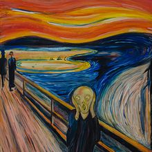 El Grito. Un proyecto de Pintura al óleo de Alberto De Diego Martínez - 18.05.2020