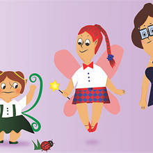 Mi Proyecto del curso: Las tres hadas. Character Design project by Emma Laura Hernandez - 06.25.2020