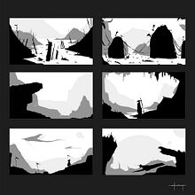 Backgrounds. Concept Art, Design, Set Design, Traditional illustration, and Digital Illustration project by Efra Camejo - 05.18.2020