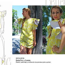Diseño, patronaje y confección para BelleChic. Fashion Design project by Maria E. Ayuso Jiménez - 06.18.2015