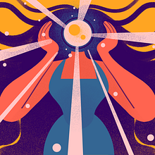 Deep Thoughts Ein Projekt aus dem Bereich Design von Figuren, Digitale Illustration und Traditionelle Illustration von Joana Neves - 16.10.2019