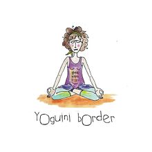 Yoguini Border. Traditional illustration project by Gisela Cairo - 05.18.2020