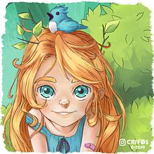 Luzie. Desenho, Desenho digital, Ilustração tradicional, Ilustração digital e Ilustração infantil projeto de Cristian Rosas - 19.05.2020