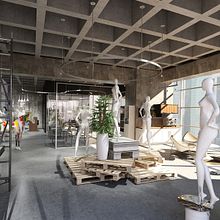 Oficinas de diseño de modas. Un proyecto de 3D de Gizeh Arrecillas - 19.05.2020