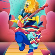 Mi Proyecto del curso: Ilustración geométrica con volumen. Drawing, and Vector Illustration project by Francisco Cuevas - 05.19.2020