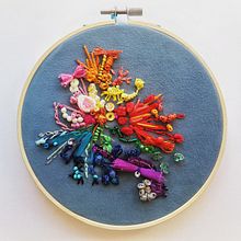 Mi Proyecto del curso: Bordado y personalización de accesorios . Embroider, Arts, and Crafts project by Laura Bañares González - 05.19.2020