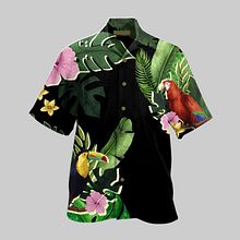 tropical shirt. Drawing, Design, Fashion Design, and Traditional illustration project by marcela hattemer - 05.19.2020
