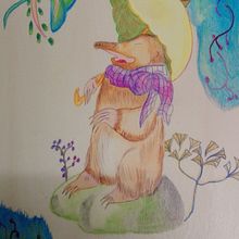 Mi Proyecto del curso: Acuarela sobre madera. Traditional illustration, Fine Arts, and Watercolor Painting project by yauzel - 05.19.2020