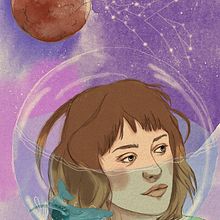Mi Proyecto del curso: Técnicas de ilustración con acuarela digital. Un proyecto de Ilustración digital, Dibujo de Retrato, Ilustración tradicional, Pintura a la acuarela y Dibujo digital de Inma Velasco Aguayo - 18.05.2020