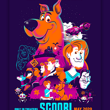 Scoob! Alternative movie poster. Digital Drawing, Traditional illustration, and Vector Illustration project by Salmorejo studio - 05.19.2020