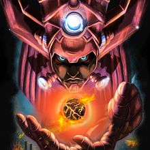 Galactus Fan Art. Un proyecto de Pintura digital, Dibujo de Retrato, Diseño de personajes e Ilustración digital de Christian Fabián Martínez - 08.05.2019