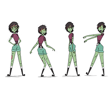 Diseño de personaje y entorno para Teen Z Channel. Un proyecto de Animación, Diseño de personajes e Ilustración tradicional de Laura Mota García - 19.05.2020