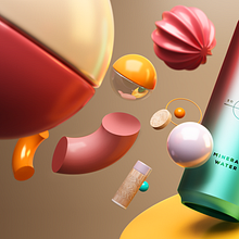 Proyecto del curso: Diseño de sets en 3D para productos. 3D, 3D Design, e Retoque fotográfico projeto de Camilo Valencia Gonzalez - 19.05.2020