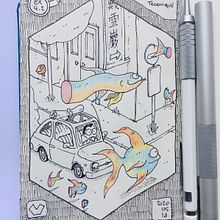 My project in The Art of Sketching: The Evolution of My Doodles over the Course. Projekt z dziedziny  R, sunek, Trad, c, jna ilustracja i Sketchbook użytkownika Xueyan Dai - 22.05.2020