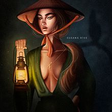 Mi Proyecto del curso: Retratos digitales de fantasía con Photoshop. Un proyecto de Diseño, Ilustración tradicional y Pintura digital de Susana Ríos - 20.05.2020