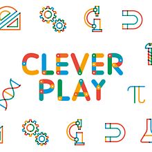Clever Play Brand. Projekt z dziedziny Br, ing i ident, fikacja wizualna, Projektowanie logot, pów, Projektowanie graficzne, Ilustracja c i frowa użytkownika Carlos Maraver - 20.05.2020