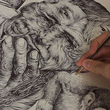 Distorsión de la realidad: Minas Anti-persona. Traditional illustration, Botanical Illustration & Ink Illustration project by Ricardo Macía Lalinde - 05.20.2020