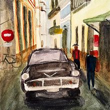 Mi Proyecto del curso: Paisajes urbanos en acuarela. Un progetto di Street Art, Illustrazione tradizionale e Pittura ad acquerello di Oscar Munguía - 20.05.2020