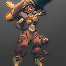 Concepto de Personajes: Heavy. Un progetto di Character design di Erick Hernández Anda - 17.05.2020