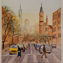 New York city. Un progetto di Pittura ad acquerello di José Basto da Silva - 20.05.2020