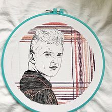 My project in Creation of Embroidered Portraits course. Embroider project by Karen Anderson - 05.21.2020