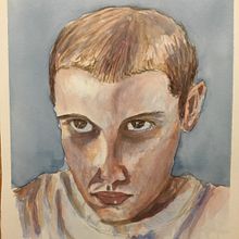 Eleven 011. Watercolor Painting project by santiagofalcone - 05.21.2020