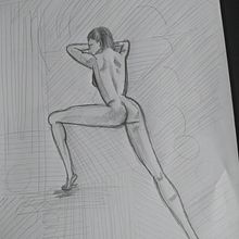 Meu projeto do curso: Desenho anatômico para principiantes. Un proyecto de Dibujo anatómico de Allysson - 21.05.2020