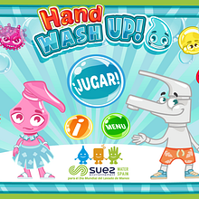 Hand Washup!. Un proyecto de Animación 2D, Desarrollo de videojuegos, Diseño de apps, Diseño de personajes, Diseño de videojuegos y Videojuegos de Jorge de Juan - 21.05.2020