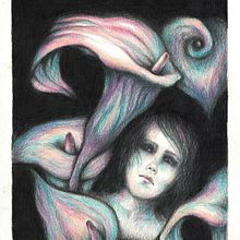 Mi Proyecto del curso: Retrato creativo en claroscuro con lápiz. Traditional illustration project by Marisa Licata - 05.21.2020