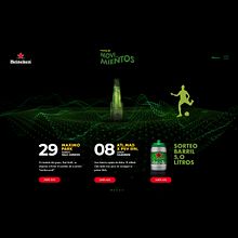 HEINEKEN. Art Direction, Web Design, and UX / UI project by Fabiano Rosa - 05.21.2020