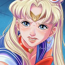 Sailor Moon Redraw. Digital Drawing, Character Design, and Traditional illustration project by Laura Sinde - 05.21.2020