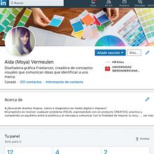 Mi Proyecto del curso: LinkedIn: construye tu marca personal . Un progetto di Marketing e Social media di Aida Moya - 22.05.2020