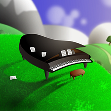 Pastoral, para piano (2017-20). Un proyecto de Ilustración digital de Chema Mrua - 22.05.2020