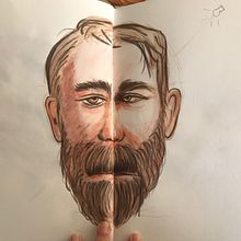 My project in  Watercolor Portrait Sketchbook course  Ein Projekt aus dem Bereich Zeichnung, Traditionelle Illustration und Porträtzeichnung von Paola Gaviraghi - 22.05.2020