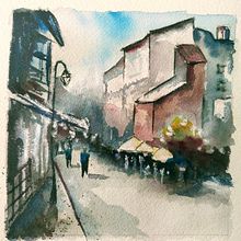 Mi Proyecto del curso: Paisajes urbanos en acuarela Ein Projekt aus dem Bereich Aquarellmalerei von martigarciacristina - 22.05.2020