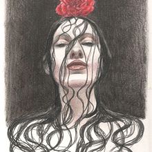 Mi Proyecto del curso: Retrato creativo en claroscuro con lápiz. Un progetto di Disegno a matita e Disegno artistico di Carmen Úbeda - 22.05.2020