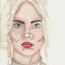 Mi Proyecto del curso: Retrato ilustrado en acuarela. Drawing project by maria claudia llinas alarcon - 05.23.2020