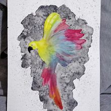 Mi Proyecto del curso: Técnicas modernas de acuarela. Watercolor Painting, Traditional illustration, Fine Arts, and Painting project by Maria Echarry - 05.21.2020