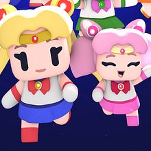 Sailor Moon Revenge. Un proyecto de 3D, Diseño de personajes 3D e Ilustración digital de Diego Sancho - 23.05.2020