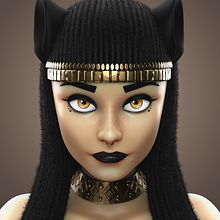 Bastet . Projekt z dziedziny 3D,  Projektowanie 3D i Projektowanie postaci 3D użytkownika Hodei Piquer Garcia - 23.05.2020