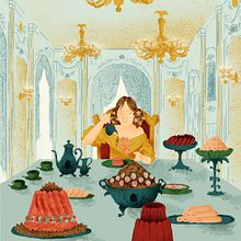 Proyecto del curso: Ilustración digital con texturas en Photoshop - Emilia. Een project van Traditionele illustratie y Digitale illustratie van Emilia Amiel - 24.05.2020