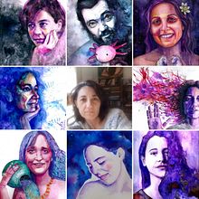 Retrato en acuarela . % Rosana Rossi Artista tarafından hazırlanan Sulubo, Ve a Resim projesi - 05.24.2020