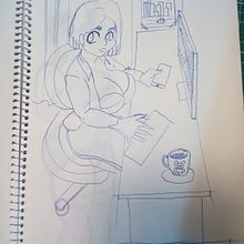 Mis dibujos. Sketching, and Watercolor Painting project by Jonatan Plancarte - 12.25.2020