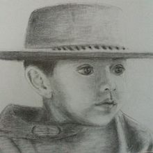 Mi Proyecto del curso: Retrato realista con lápiz de grafito. Portrait Drawing project by Pedro Velásquez - 05.23.2020